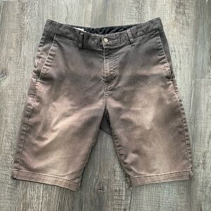 Men's Volcom Shorts Size 33 Brown  10” Skater